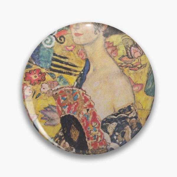 Item preview, Lady with Fan by Gustav Klimt  - Art Nouveau Symbolism designed and sold by Bebichic.