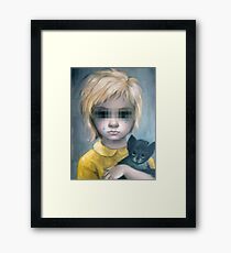 The Stray {SAD ART} Framed Print
