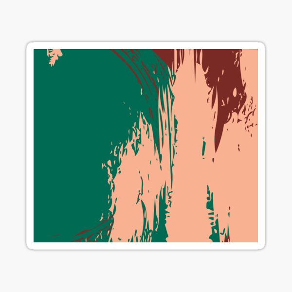 Item preview, Ultramarine Green, Peach Nougat & Fired Brick designed and sold by Kettukas.
