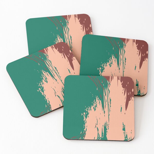 Item preview, Ultramarine Green, Peach Nougat & Fired Brick designed and sold by Kettukas.