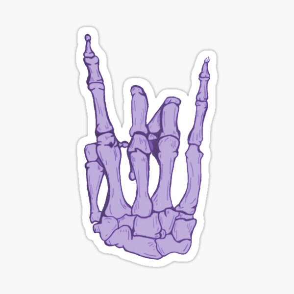 Made You Look Funny Halloween Skeleton Hand Shirts Stickers Gifts Sticker  for Sale by rbaaronmattie