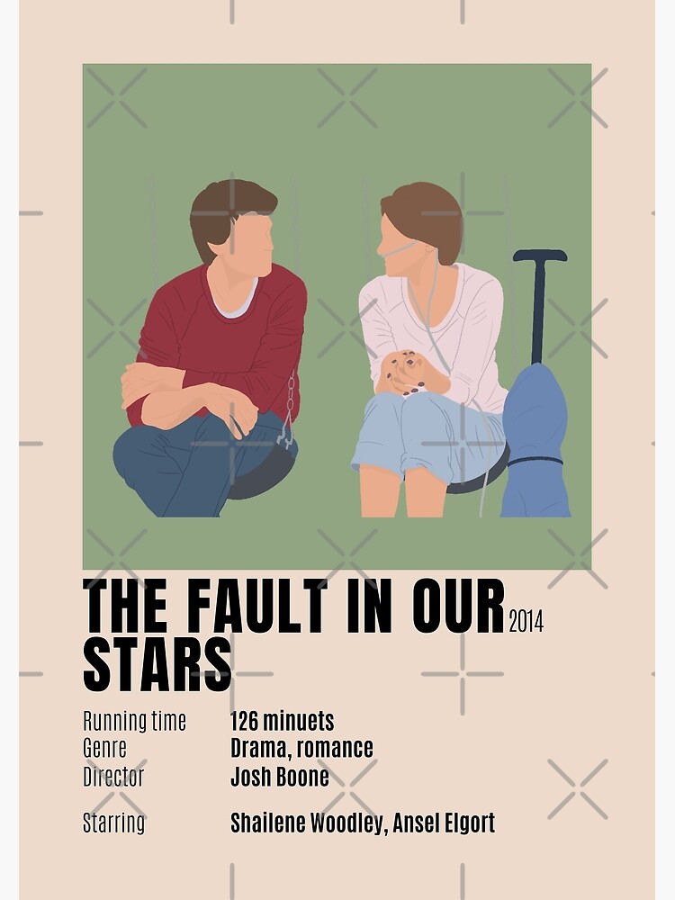 The Fault In Our Stars Minimalist Poster Poster For Sale By Seham1als Redbubble