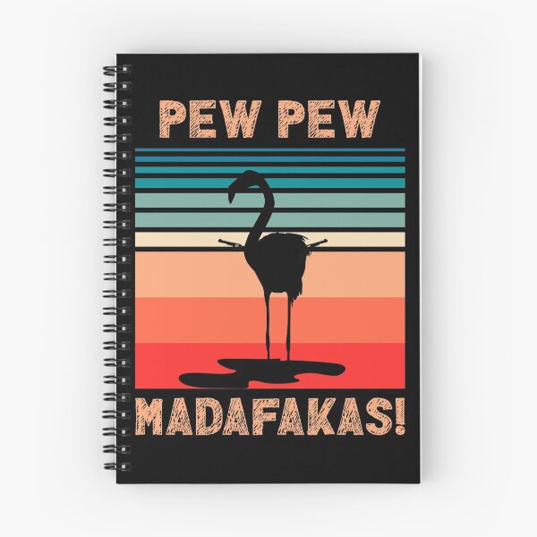 Item preview, pew pew crazy flamingo designed and sold by MonteGrosso.