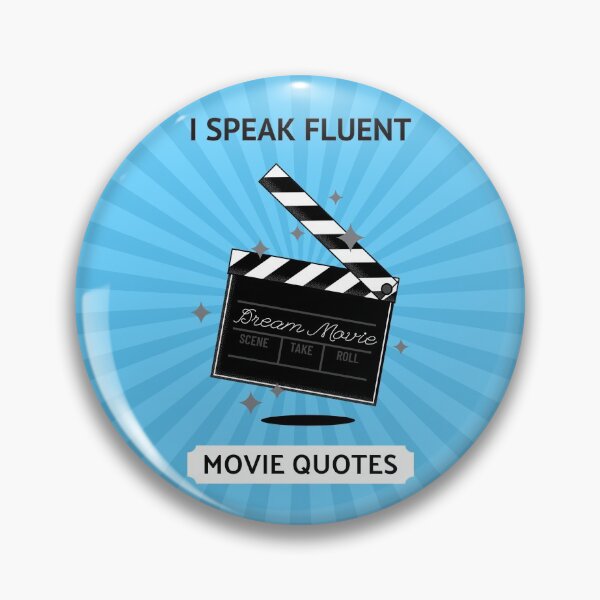 Item preview, I Speak Fluent Movie Quotes - Cinema Love I designed and sold by Lemon Pepper.