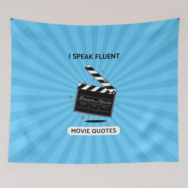 Item preview, I Speak Fluent Movie Quotes - Cinema Love I designed and sold by Lemon Pepper.