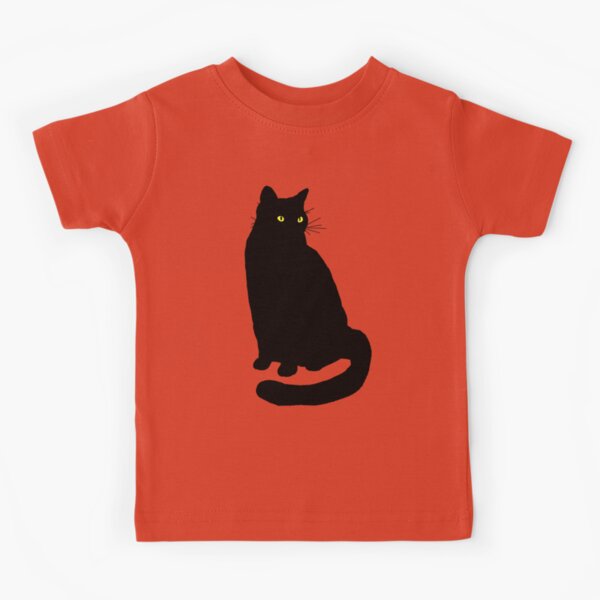 Black Cat Kids T Shirts Redbubble - black cat collar roblox