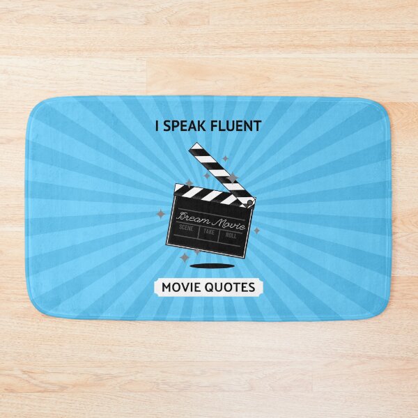 Item preview, I Speak Fluent Movie Quotes - Cinema Love I designed and sold by Lemon Pepper.