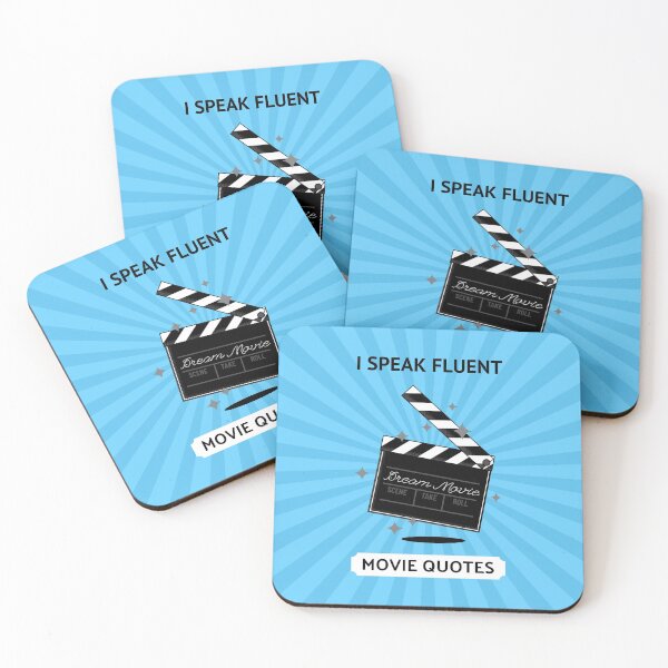 Item preview, I Speak Fluent Movie Quotes - Cinema Love I designed and sold by Lemon Pepper.
