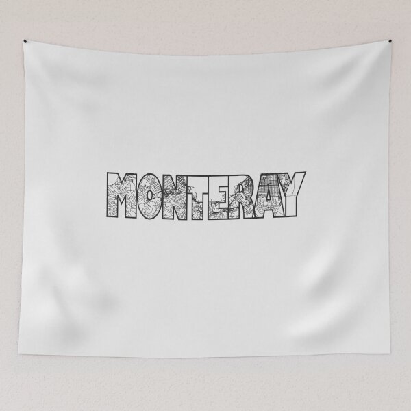 Item preview, Monteray CA Street Map designed and sold by thestreetslocal.