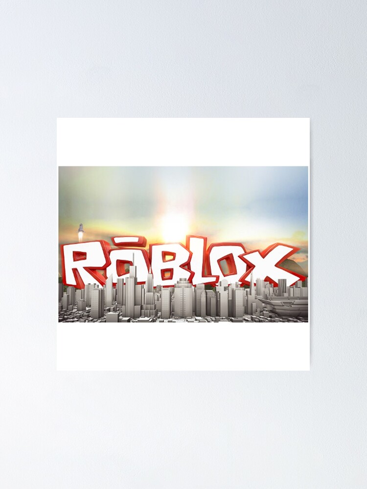 Copy Of Copy Of Roblox Shirt Template Transparent Poster By Tarikelhamdi Redbubble - transparent roblox logo template