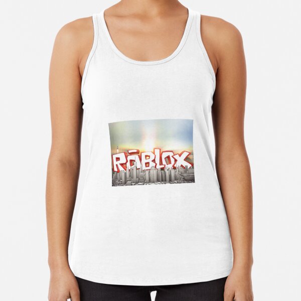 Template Tank Tops Redbubble - black muscle tank top transparent roblox