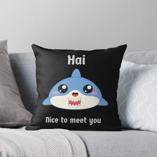 Item preview, Hai (shark in German) Hi - Nice to meet you - Cute Funny Deutsch Pun designed and sold by Time4German.