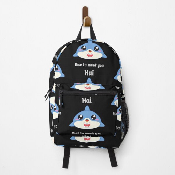 Item preview, Hai (shark in German) Hi - Nice to meet you - Cute Funny Deutsch Pun designed and sold by Time4German.