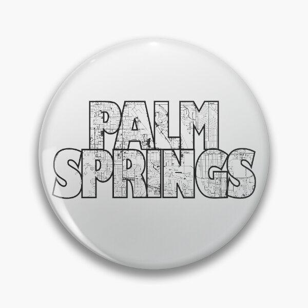 Item preview, Palm Springs CA Street Map designed and sold by thestreetslocal.