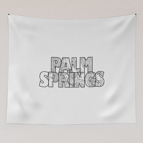 Item preview, Palm Springs CA Street Map designed and sold by thestreetslocal.