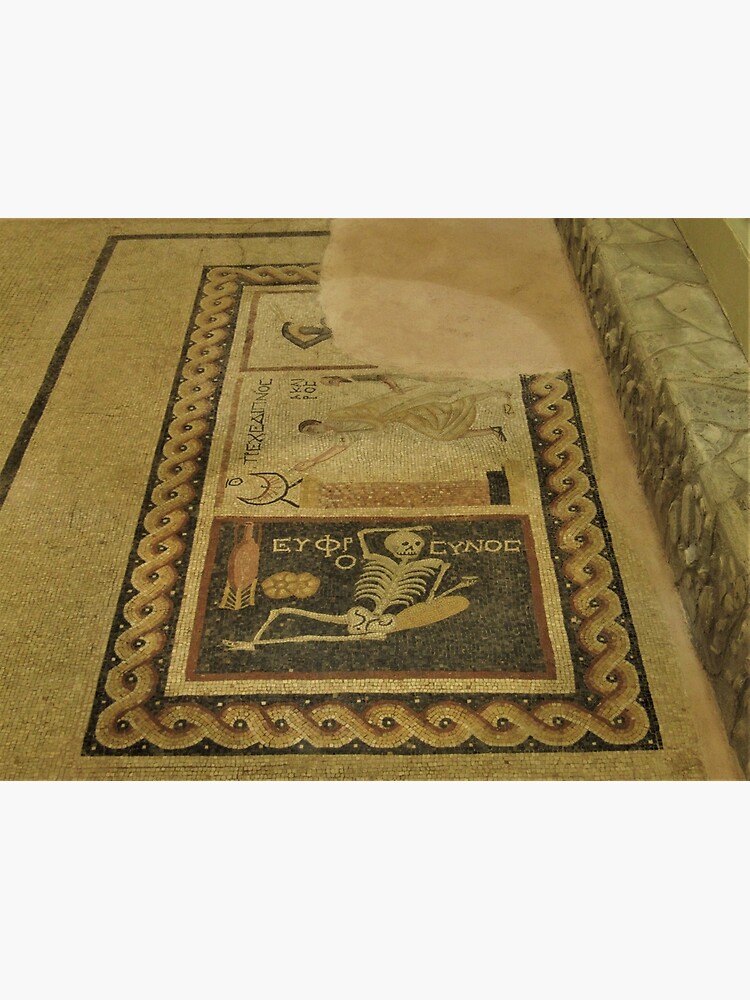 Skeleton, Sundial, African Mosaic by tomeoftrovius