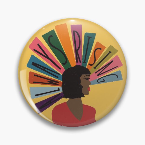 Item preview, Always Rising Black Woman Illustration Illuminated by Sun Rays  designed and sold by Kristen Glanzmann.