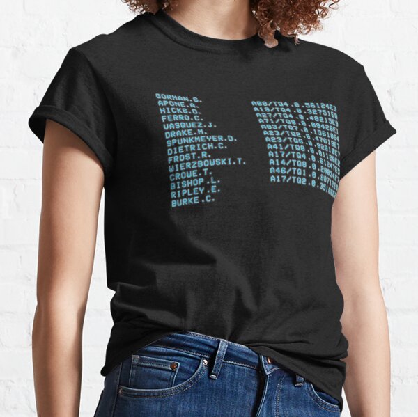 Item preview, USS Sulaco Colonial Marines crew roster designed and sold by dirimir.