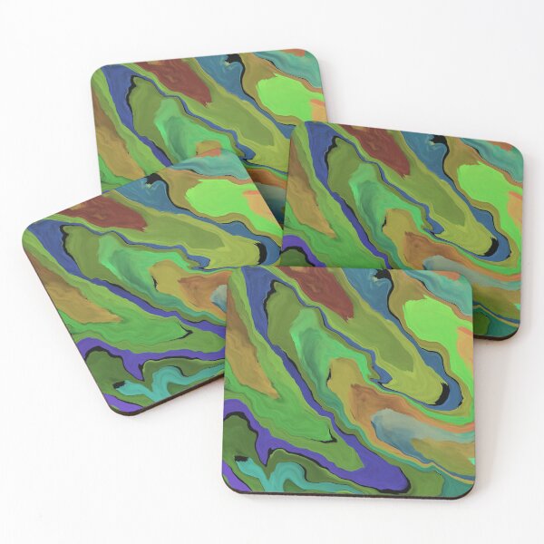 Item preview, Green marble abstract  designed and sold by sumudubc.