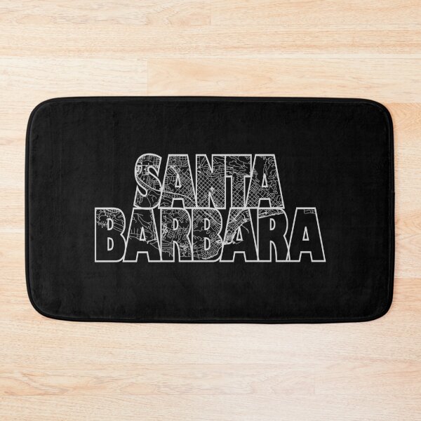 Item preview, Santa Barbara CA Street Map designed and sold by thestreetslocal.
