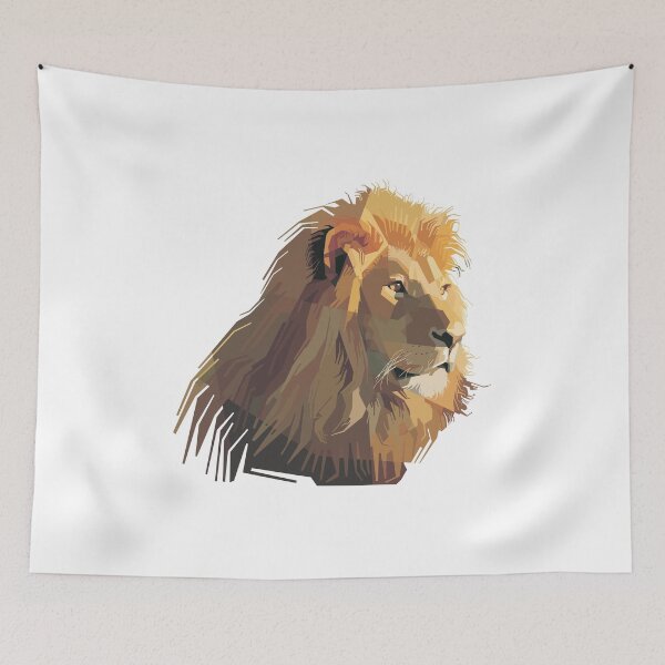Item preview, Lion drawing of a lion head Lion head leo designed and sold by TshirtFuchs.