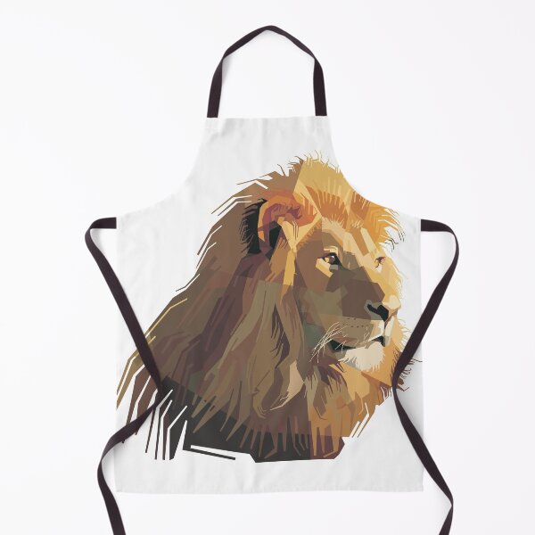 Artikelvorschau, Löwen Zeichnung eines Löwenkopfes | Lion head leo entworfen und verkauft von TshirtFuchs.