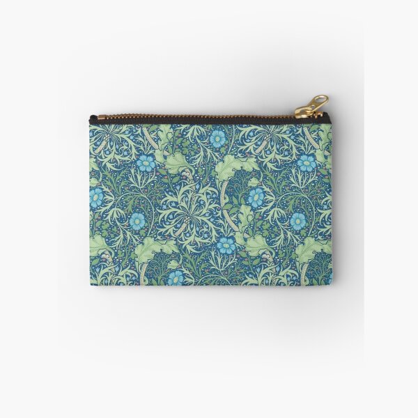 Item preview, Morris Floral Flowers and Leaves Pattern (blue, green) designed and sold by thelittlebat.
