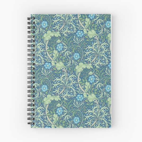 Item preview, Morris Floral Flowers and Leaves Pattern (blue, green) designed and sold by thelittlebat.