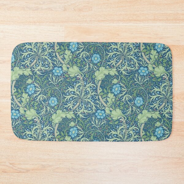 Item preview, Morris Floral Flowers and Leaves Pattern (blue, green) designed and sold by thelittlebat.