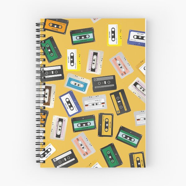 Item preview, Retro Vintage Cassette Tape Pattern designed and sold by graphicmeyou.