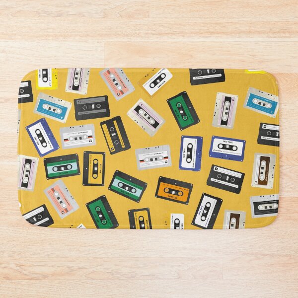 Item preview, Retro Vintage Cassette Tape Pattern designed and sold by graphicmeyou.