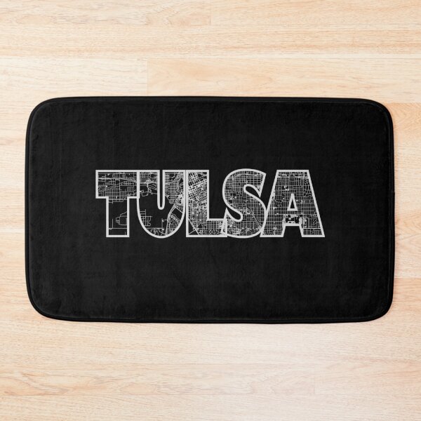 Item preview, Tulsa Texas Street Map designed and sold by thestreetslocal.