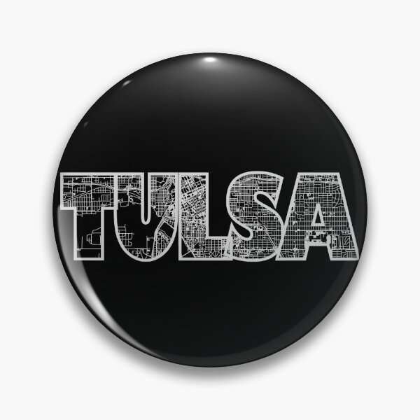 Item preview, Tulsa Texas Street Map designed and sold by thestreetslocal.