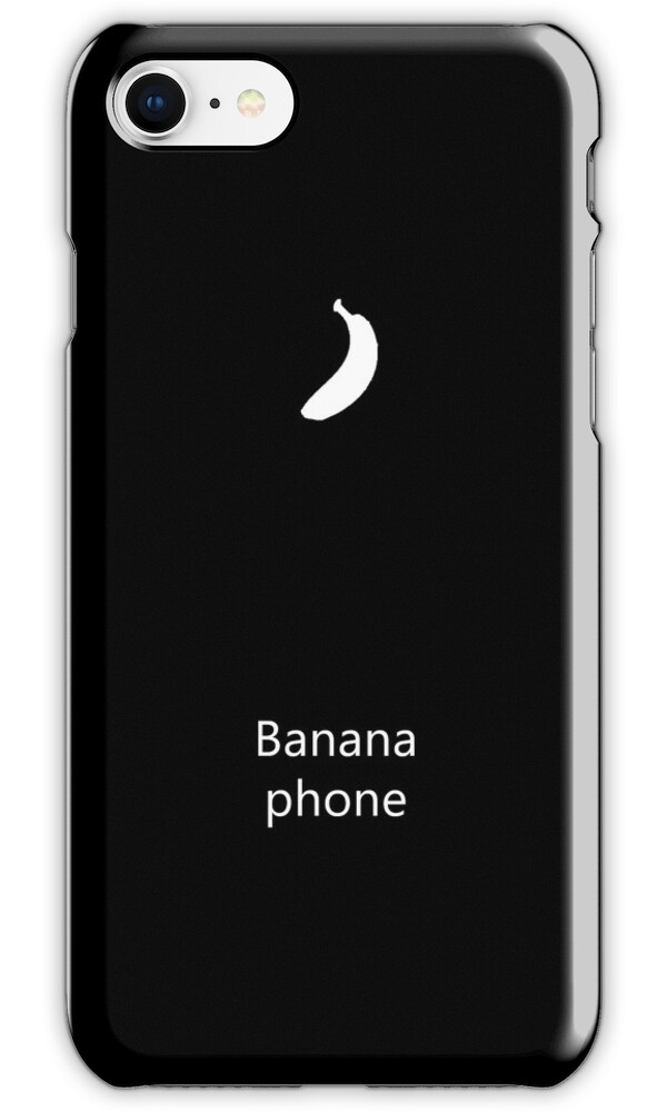 "Banana phone" iPhone Cases & Skins by poppyflower Redbubble