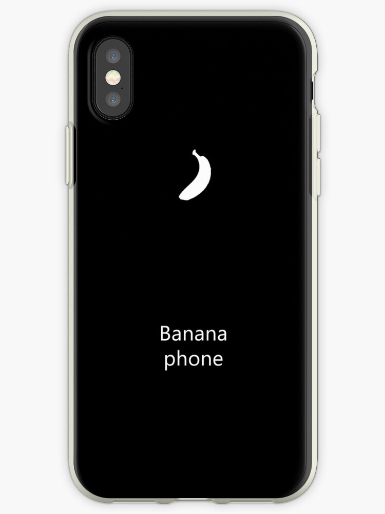 "Banana phone" iPhone Cases & Covers by poppyflower Redbubble