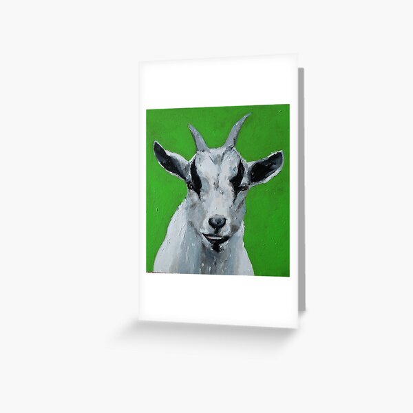 The Little Nigerian Goat Who Lives Across the Road, 2015 Greeting Card