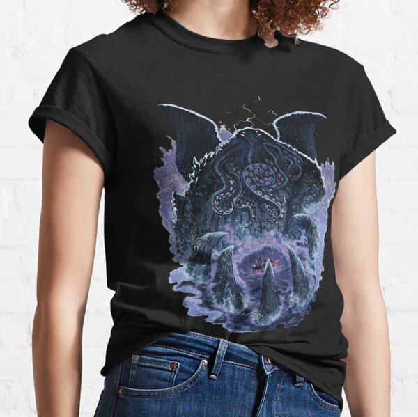 Cthulhuween Day 1 - The Great Cthulhu by Sam Lotfi Classic T-Shirt