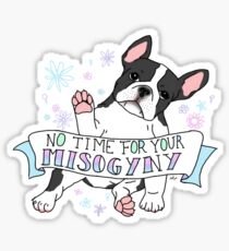 Feminist Frenchie Sticker