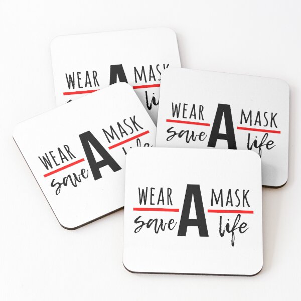 Item preview, Wear a Mask, Save a Life | Typography designed and sold by rsty11.