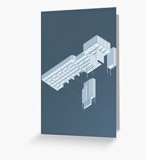 Tarjeta de felicitación Cámaras del Consejo Isométrico