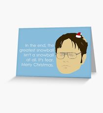 The Snowball Fight Greeting Card