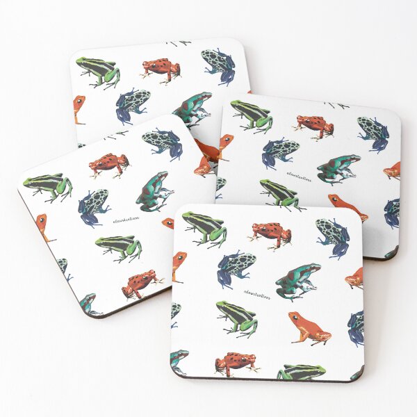 Item preview, Poison Dart Frogs designed and sold by Alawstrations.