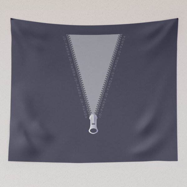 Item preview, JD-PANDA Open Zipper - Purple Gray designed and sold by JD-PANDA.
