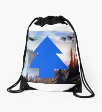 Gravity Falls Pine Tree Drawstring Bag
