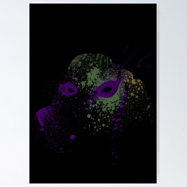 Splatter de peinture TMNT: Donatello Poster