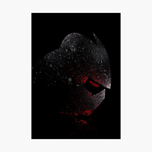 Paint Splatter TMNT : Shredder Photographic Print