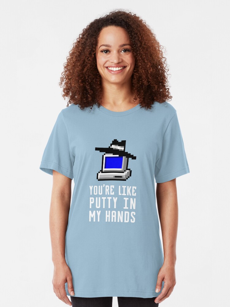 Alternate view of Like PuTTY In My Hands Slim Fit T-Shirt