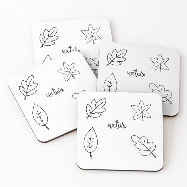 Item preview, "NATURE" Sticker Pack: Leaf Doodles  designed and sold by Hori Shop.