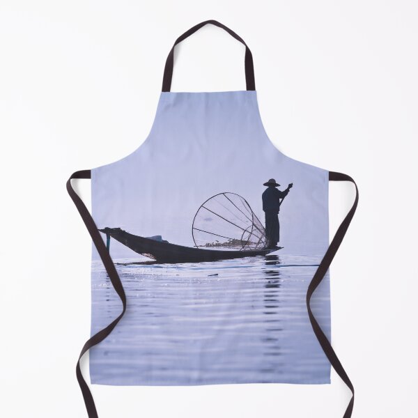 Item preview, FISHERMAN ON INLE LAKE designed and sold by Maria Heyens.
