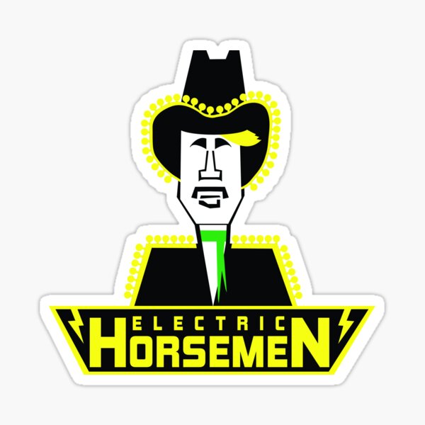 Electric Horsemen (Vintage 4) Sticker